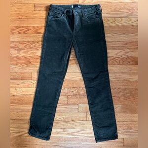 Kut from the Kloth Catherine Boyfriend Corduroy Pants olive green size 2